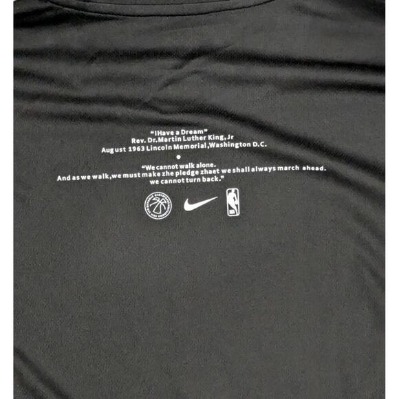 NBA MLK We Cannot Walk Alone Long Sleeve Dri-Fit Training T Shirt Size 2XL - Picture 5 of 9